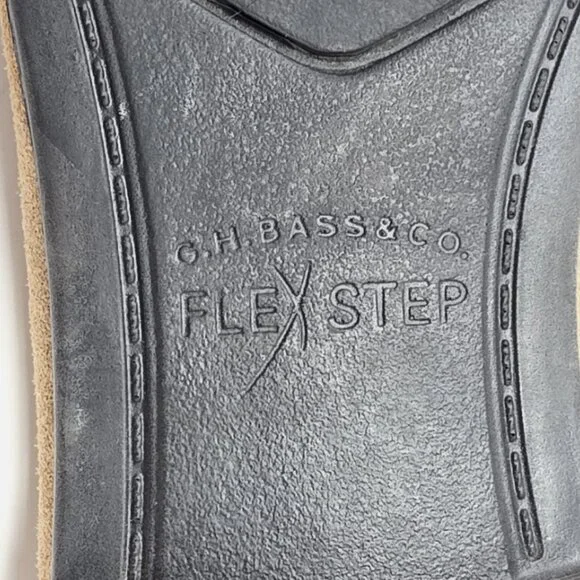 GH Bass & Co Flex Step Noelle Suede Leather Loafer Womens Size 6.5 M Preppy - Picture 8 of 15